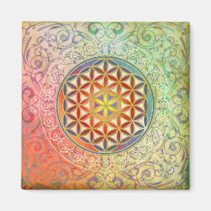 Blume des Lebens - Ornament I Magnet