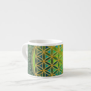 Blume des Lebens - Ornament II Espressotasse