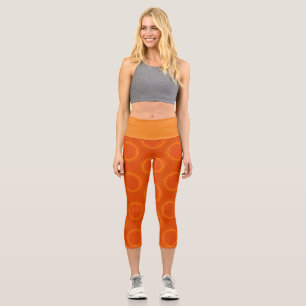 Blume des Lebens - Sonne - nahtloses Muster 1 Capri Leggings