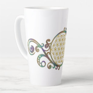 Blume des Lebens - Spiralschmuck 1 Milchtasse