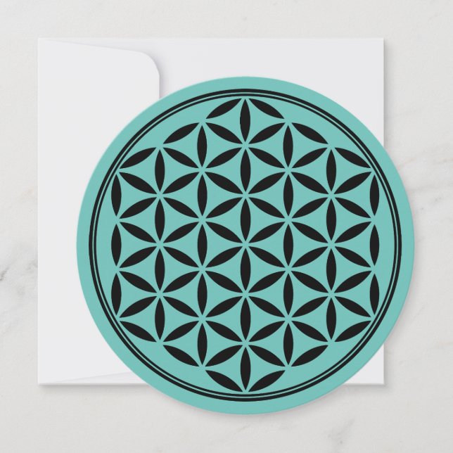 BLUME DES LEBENS - Symbol der heiligen Geometrie,  (Vorderseite)