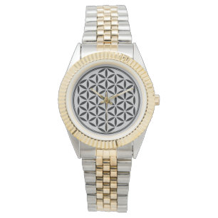 BLUME DES LEBENS - Symbol der heiligen Geometrie, Armbanduhr