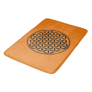BLUME DES LEBENS - Symbol der heiligen Geometrie, Badematte
