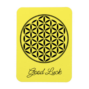 BLUME DES LEBENS - Symbol der heiligen Geometrie,  Magnet