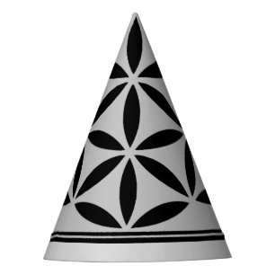 BLUME DES LEBENS - Symbol der heiligen Geometrie,  Partyhütchen