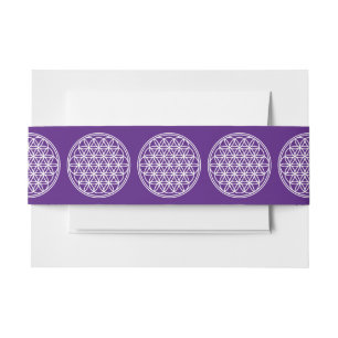 BLUME DES LEBENS - Symbol der Heiligen Geometrie U Einladungsbanderole