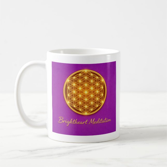 Blume des Lebens Tasse (Links)