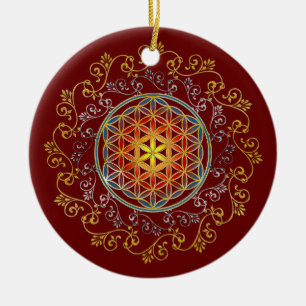 Blume des Lebens - Vintage Ornamente Mandala 1