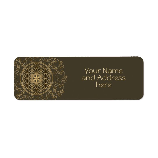 Blume des Lebens - Vintage Ornamente Mandala 2 (Vorne)