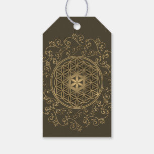 Blume des Lebens - Vintage Ornamente Mandala 2 Geschenkanhänger