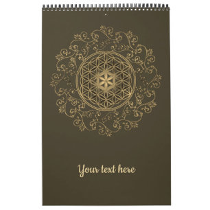 Blume des Lebens - Vintage Ornamente Mandala 2 Kalender