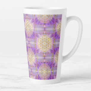 BLUME DES LEBENS - Yantra-nahtloses Muster Milchtasse