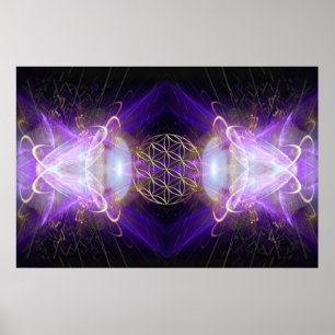 Blume des Lebensplakats Poster