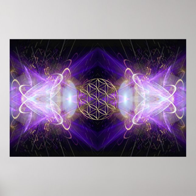 Blume des Lebensplakats Poster (Vorne)