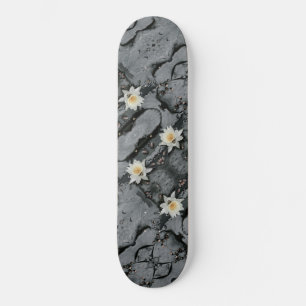Blume des Lilienteichs verändert Skateboard