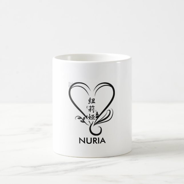 blume des Lottos, nuria im Chinesen, des NURIA, Kaffeetasse (Mittel)