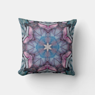 Blume des Mandala Kaleidoskop Kissen