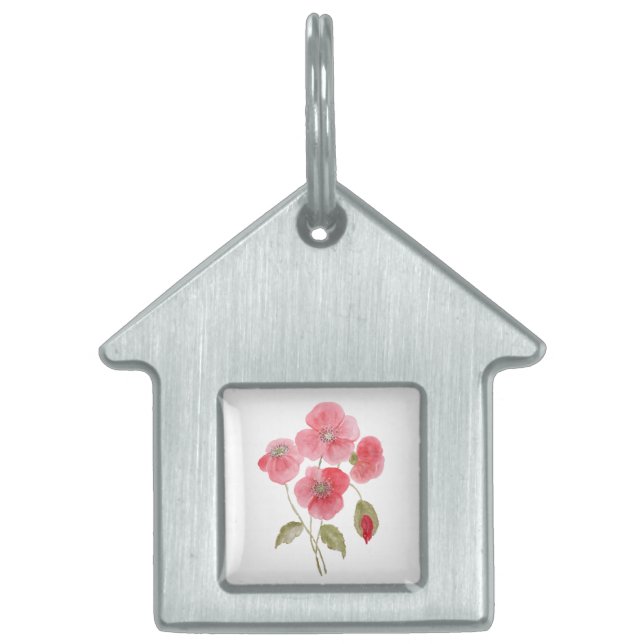 Blume des Mohns Tiermarke (Vorderseite)