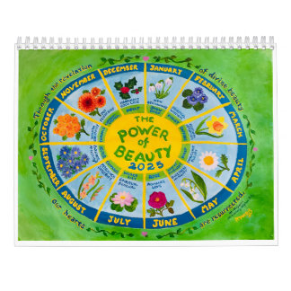 Blume des monatlichen Inspirationskalenders 2025 Kalender