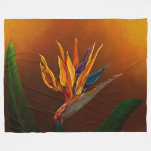 Blume des Paradieses Fleecedecke