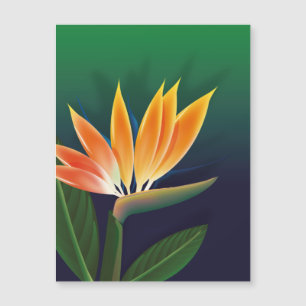 Blume des Paradieses Magnetkarte