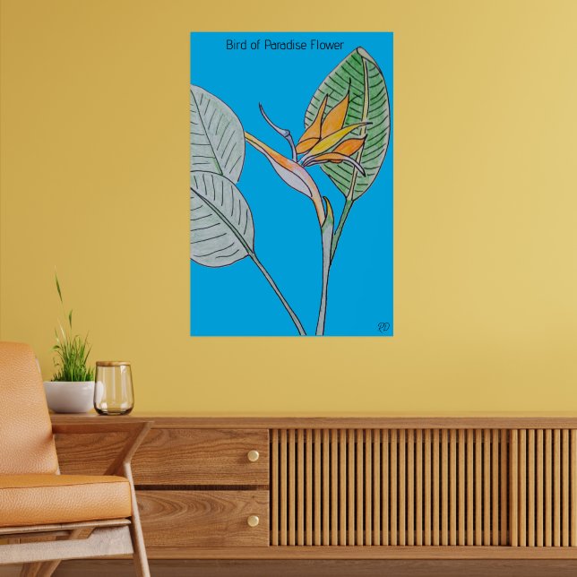 Blume des Paradieses Poster (Wohnzimmer 2)