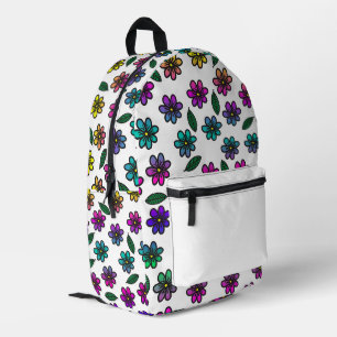 Blume des Pops Bedruckter Rucksack