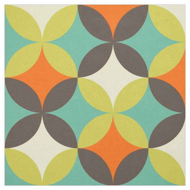 Blume des Retromusters Stoff (Muster)