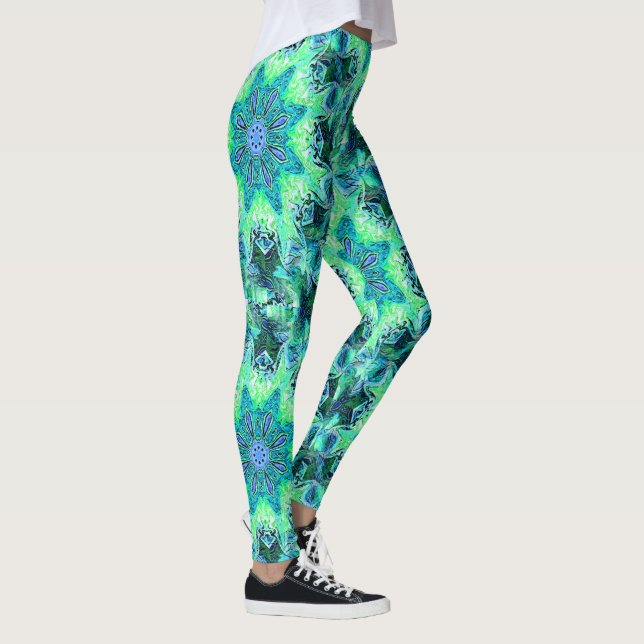 Blume des Schwimmmeeres"... Leggings (Rechts)