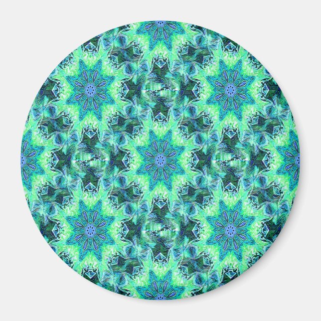 Blume des Schwimmmeeres"... Magnet (Vorne)