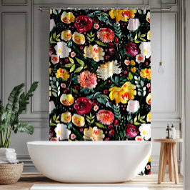 Blume des Sommers "English Garden" Duschvorhang