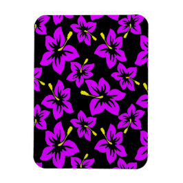 Blume des tropischen Lila hawaiianischen Hibiskus Magnet