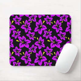 Blume des tropischen Lila hawaiianischen Hibiskus Mousepad
