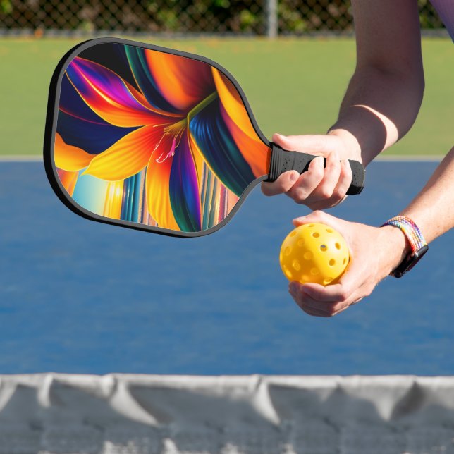 Blume des tropischen Paradieses Pickleball Schläger (InSitu)