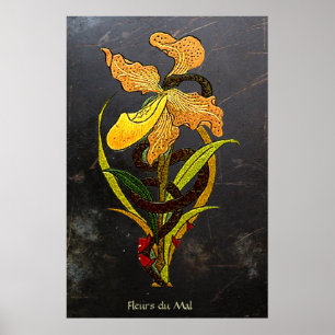 Blume des Übels Poster