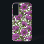 Blume des violetten Kosmos Samsung Galaxy Hülle<br><div class="desc">Handgezeichnete Vektorgrafiken mit rosa Kosmos-Blume</div>