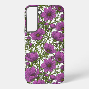 Blume des violetten Kosmos Samsung Galaxy Hülle