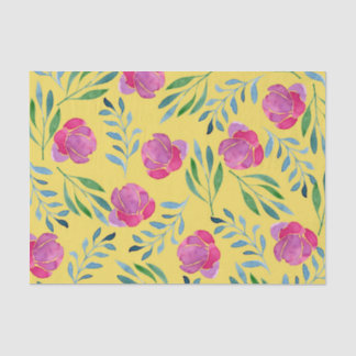 Blume (Design 15 Gelb/orange Serie) Seidenpapier