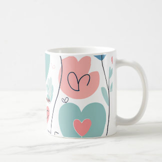 Blume Design Becher für ein fröhliches Soul Kaffeetasse