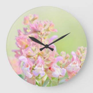 Blume-Design der Wall-Uhr Rosa Große Wanduhr