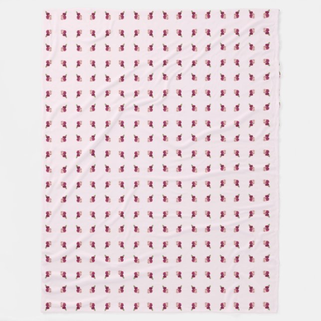 Blume Design Fleece Blanket (Vorderseite)