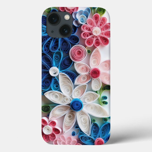 Blume Design iPhone 13 Fall Case-Mate iPhone Hülle (Rückseite)
