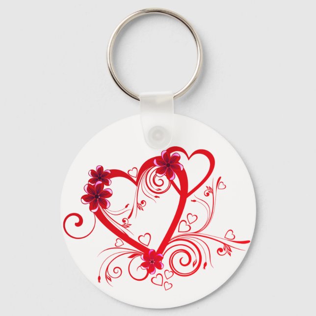 Blume Design Schlüsselanhänger (Vorderseite)