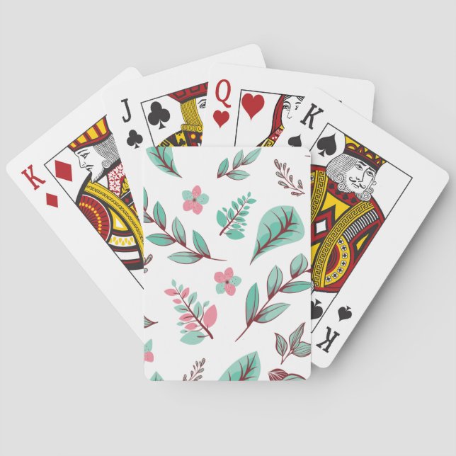 Blume Design Serie 2 Spielkarten (Rückseite)