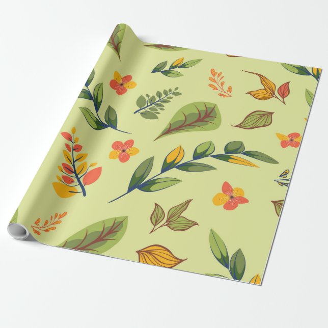 Blume Design Serie 3 Geschenkpapier (Ungerollt)