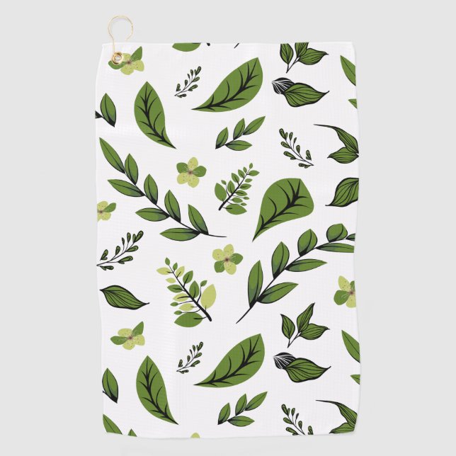 Blume Design Serie 4 Golfhandtuch (Vorderseite)