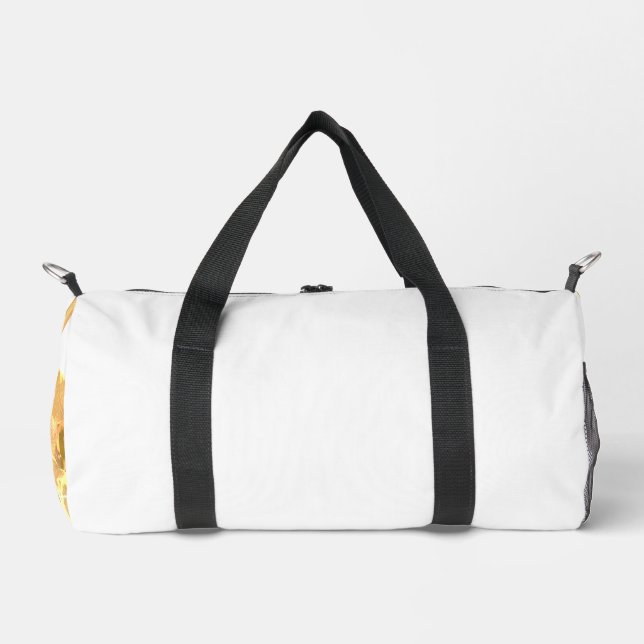 Blume-DESIGN-STIL für die Papiertüte schneiden Duffle Bag (Vorderseite)