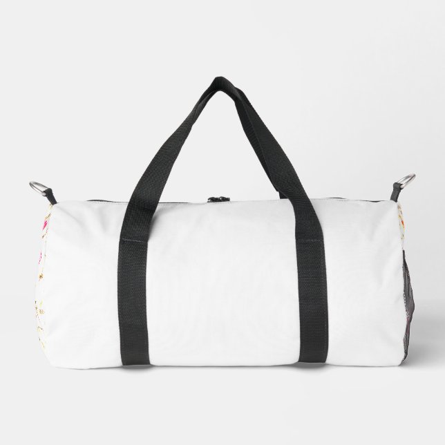 Blume-DESIGN-STIL für die Papiertüte schneiden Duffle Bag (Vorderseite)