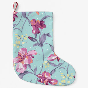 Blume Design Textil Illustration,Hintergrund,d Kleiner Weihnachtsstrumpf