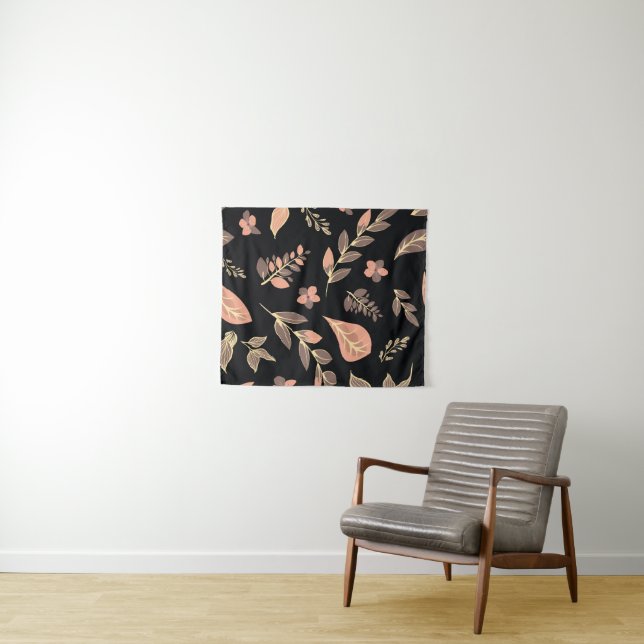 Blume-Designserie Wandteppich (Beispiel (Horizontal))
